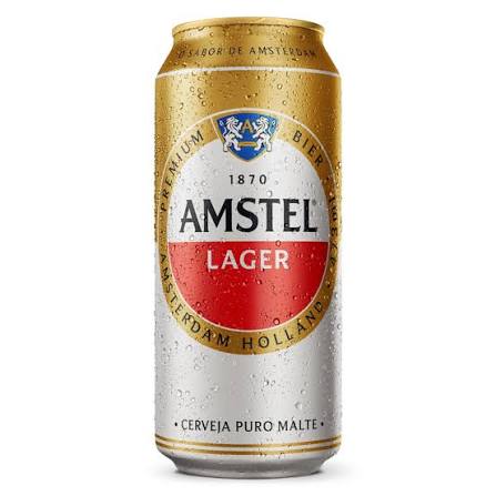 Cerveja amstel latão 473ml