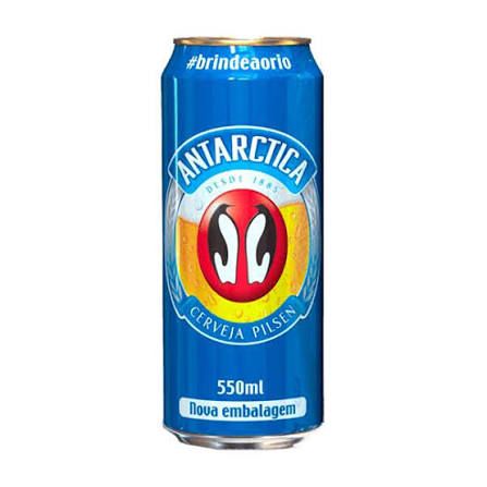 Cerveja Antarctica latão 550ml