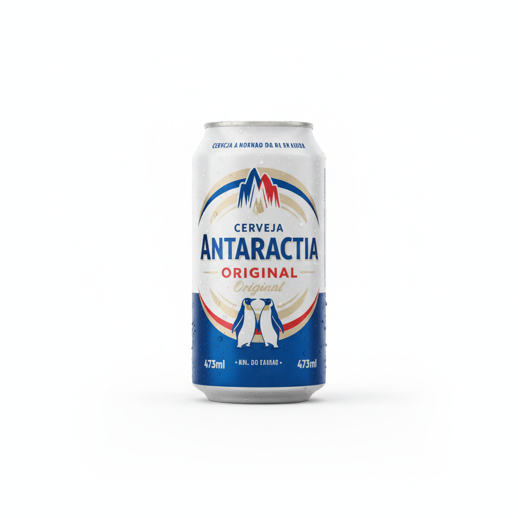 Cerveja Antarctica original latao 473ml