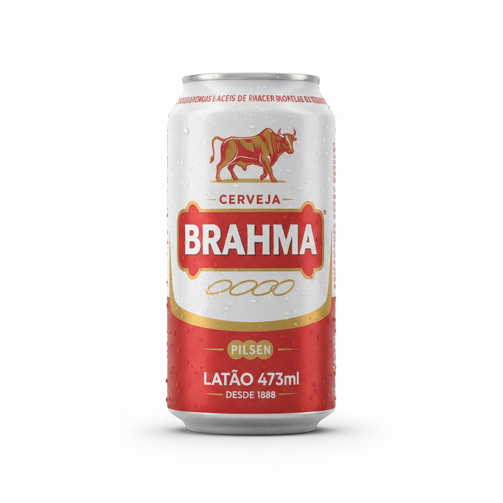 Cerveja brahma latão 473ml
