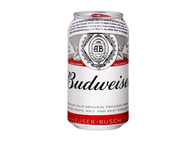 Cerveja budweiser lata 350ml