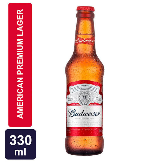 Cerveja budweiser long neck 330ml