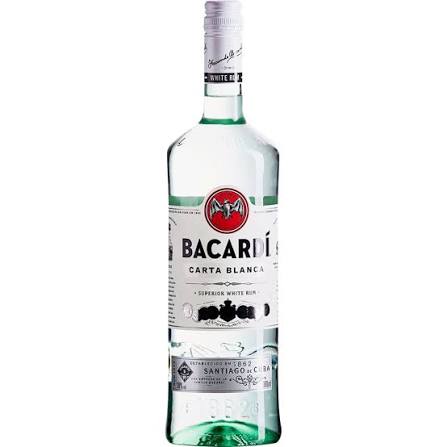 Rum Bacardi Carta Blanca 980ml